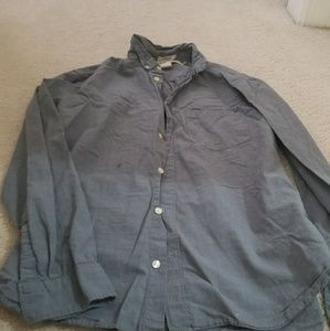 H&M linen button down shirt
